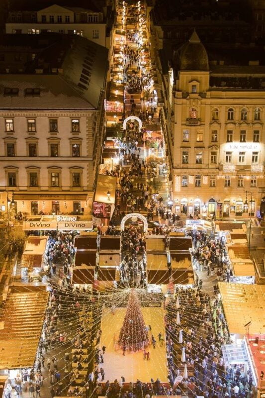 Julmarknad i Budapest
