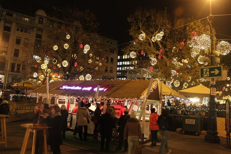 Julmarknad i Budapest 2016