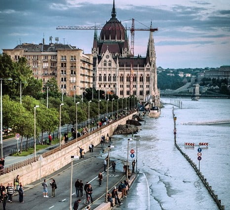 Budapest översvämning