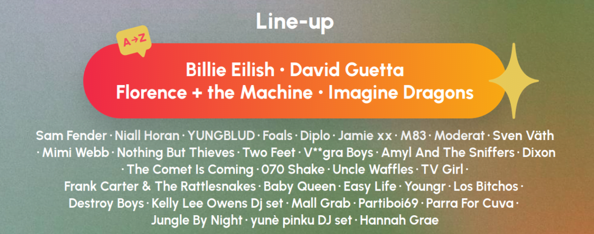 Billie Eilish, David Guetta, Florence + the Machine kommer till Sziget 2023!