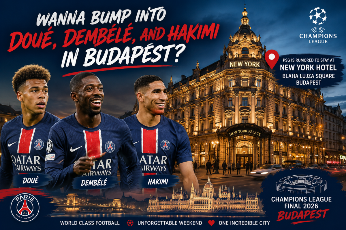 Vill du träffa Doué, Dembélé och Hakimi i Budapest? Här sägs PSG bo!