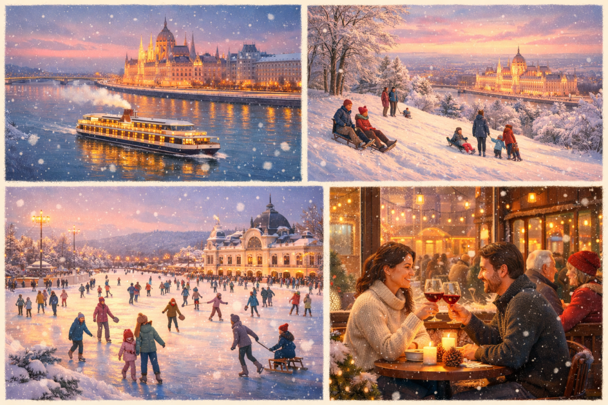 Det snöar i Budapest! Ett sällsynt vinterunder och vad man kan göra när det händer